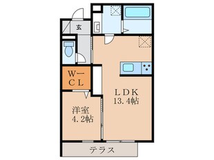 モンテベール南風の物件間取画像